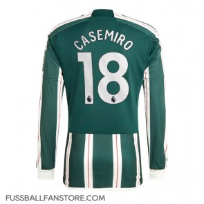 Manchester United Casemiro #18 Replik Auswärtstrikot 2023-24 Langarm